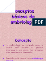 Conceptos Básicos de Embriología