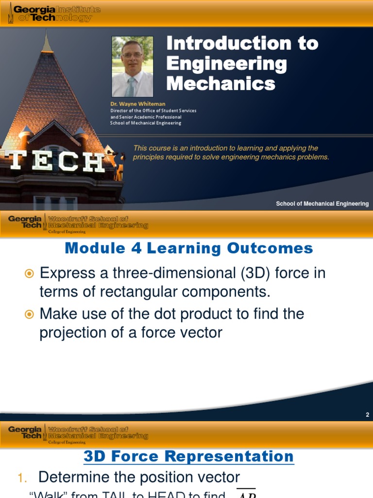 Introduction to 3D Engineering Mechanics | PDF | Science & Mathematics
