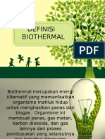 DEFINISI   BIOTHERMAL