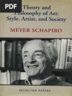 SCHAPIRO Meyer - Theory and Philosophy of Art-Style, Artist, and Society PDF