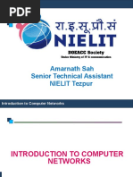 Amarnath Sah Senior Technical Assistant NIELIT Tezpur