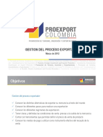 Gestion Proceso de Exportacion