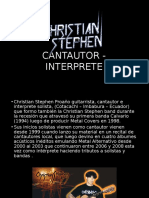 Christian Stephen - Cantautor - Interprete