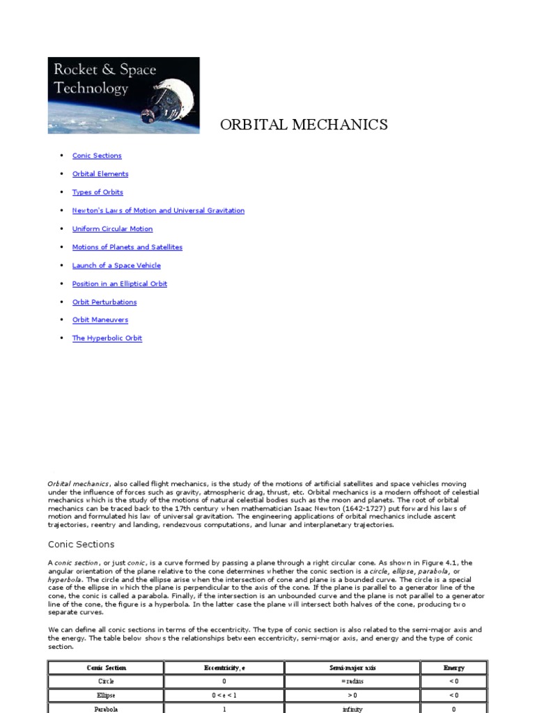 Orbital Mechanics Guide | PDF | Orbit | Orbital Maneuver