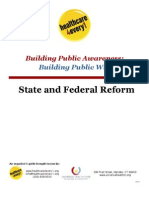 State and Federal Health Care Reform