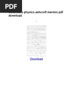 Download Solid State Physics Ashcroft Merm in PDF Download by ch33zie SN333351814 doc pdf