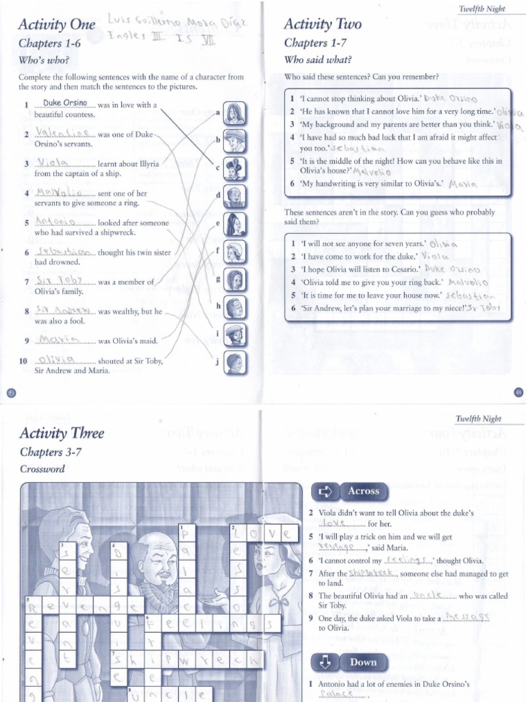 Libro 2 de Ingles Respuestas PDF | PDF