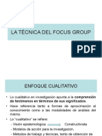 18 La Tecnica Del Focus Group