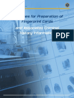 Guidelines for Preparation of Fingerprint Cards and Association Criminal History Information