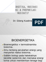 Bioenergetika, Oksidasi Biologi & Fosforilasi Oksidatif