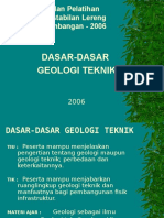 Dasar Geologi Teknik