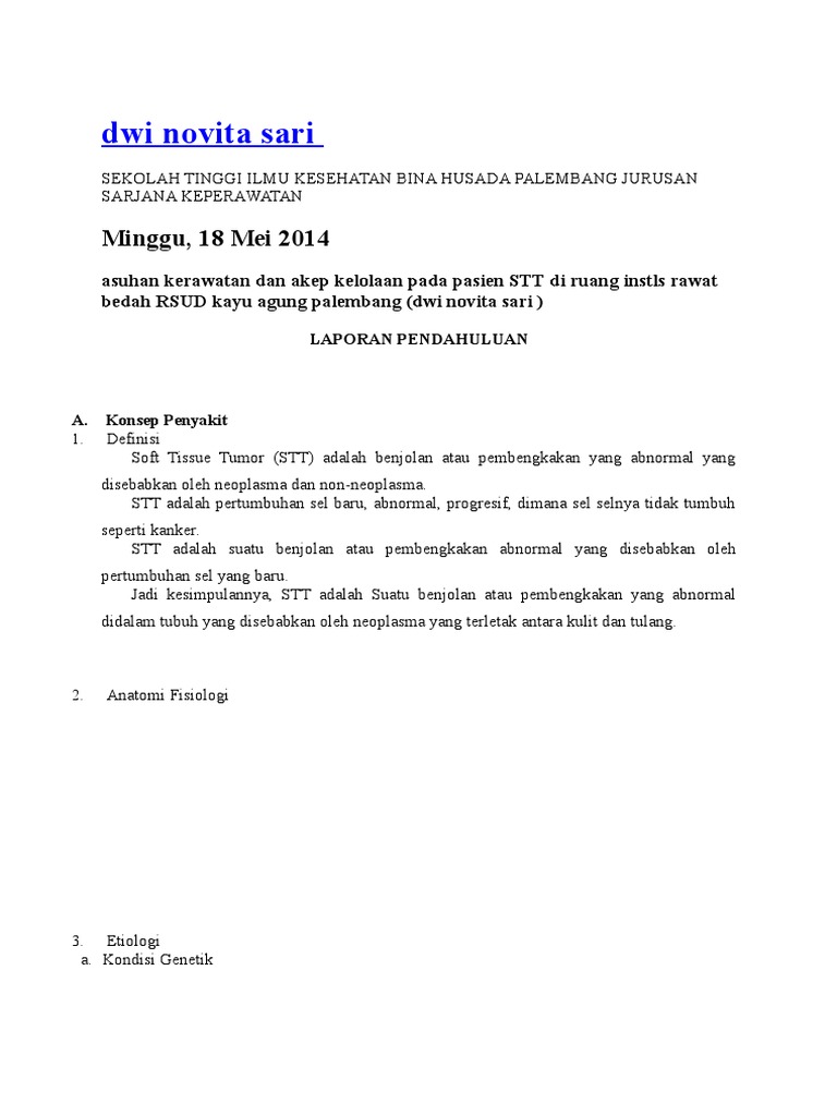Askep Teoritis Stt