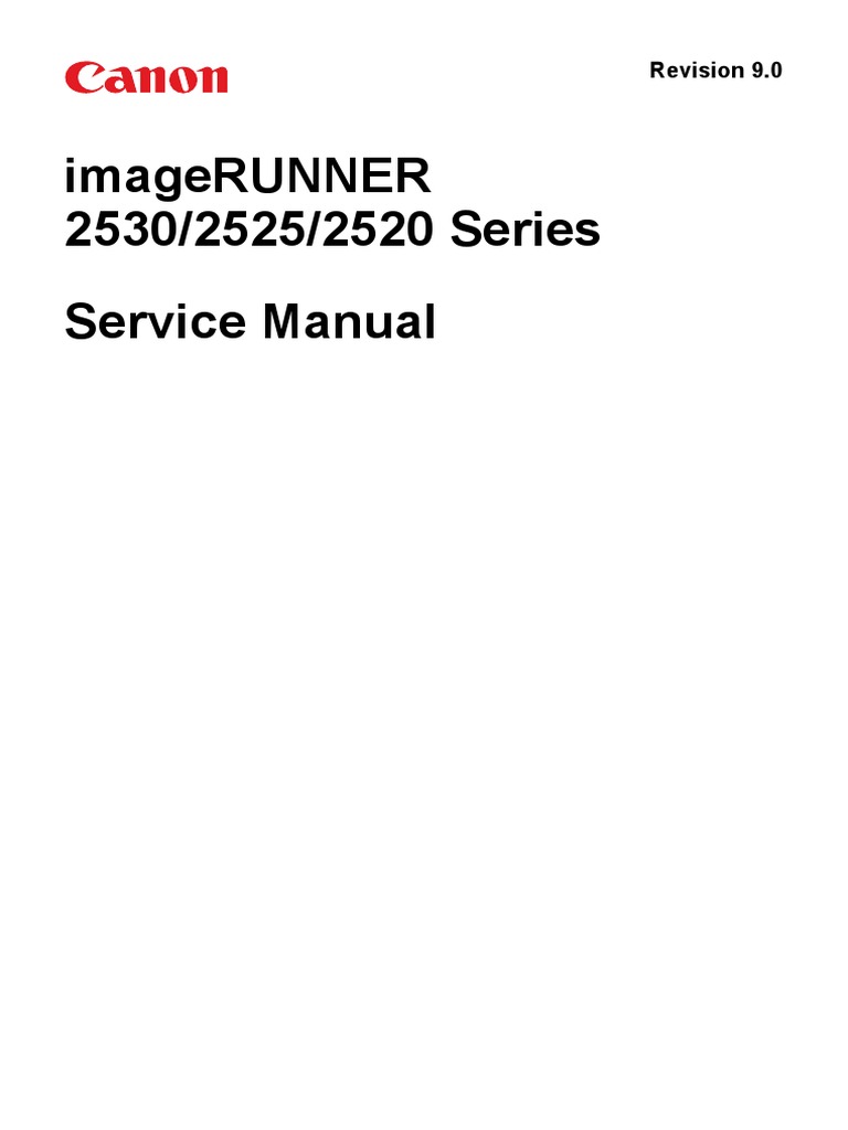 imageRUNNER+253025252520+series+Service+Manual_en_9.0.pdf | Signal  (Electrical Engineering) | Electronic Circuits