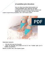 Tutorial Sandalias Pies Descalzos