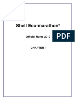 Shell Eco-Marathon: Official Rules 2012