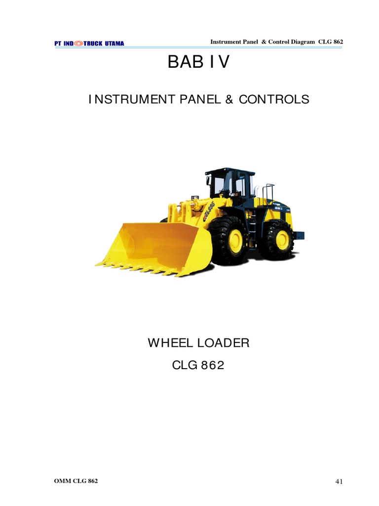 Panel Kontrol dan Indikator CLG 862 | PDF