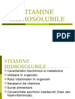 Vitamine Hidrosolubile