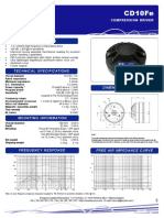 CD10Fe Compression Driver 1
