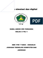 Makalah Simulasi Dan Digital Andini