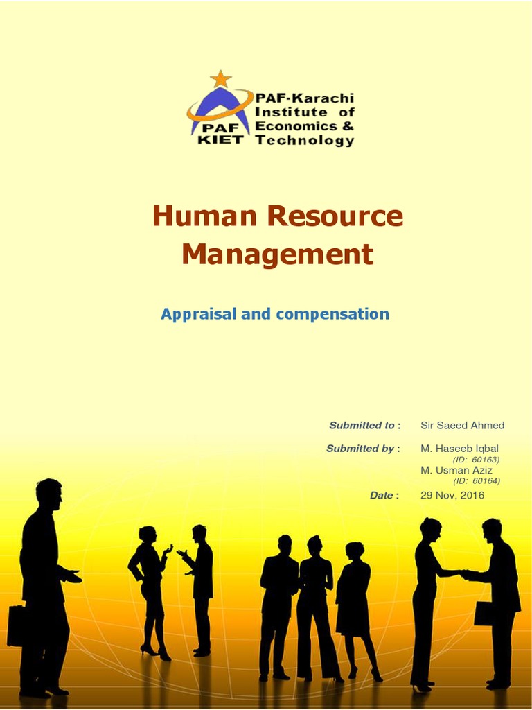 Human Resource Management: Appraisal and Compensation | PDF | Sports ...