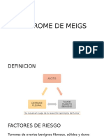 Síndrome de Meigs: ascitis, derrame pleural y tumor ovárico benigno