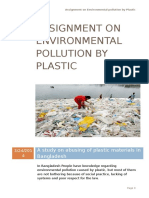 Environment Pollution by Plastic