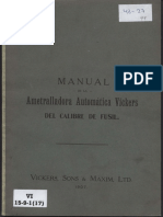 Manual Ametralladora Vickers