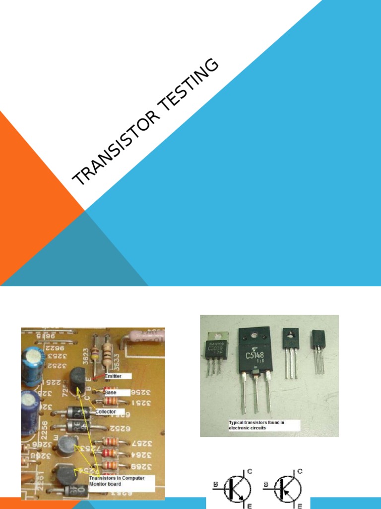 Transistor Testing | PDF | Teaching Methods & Materials | Science ...