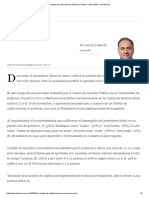 El Boletín de Calificaciones de Mauricio Macri - 06.12