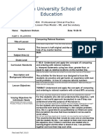 Reflective Lesson Plan 3