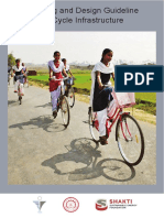 Planning and Design Guideline For Cycle Infrastructure
