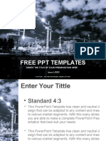 Building in Process Industry PPT Templates Standard