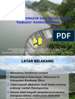 Optimasi Alternatif Dan Detail Desain"Embung" Randugunting