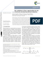 Aerobic Oxidations in Flow Opportunities for the Fine Chemicals and Pharma Industries