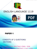 English Language 1119 Paper 1