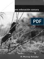 Hacia Una Educacio n Sonora R Murray Schafer