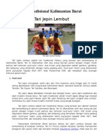 Tari Tradisional Kalimantan Barat