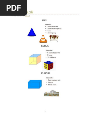 Kenalpasti Bentuk 3d Sumber Pengajaran