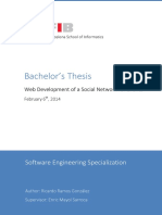 Bachelor's Thesis: Software Engineering Specialization