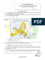 A.4.3 Ficha de Trabalho A União Europeia 1