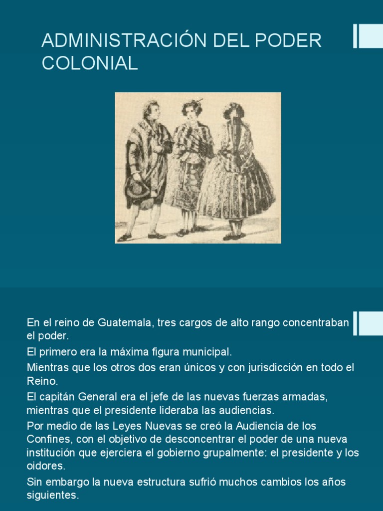 Estructura del Poder Colonial en Guatemala | PDF | Historia