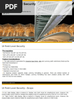 UI Field Level Security - v1 0 - Scope