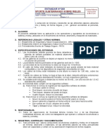 Estándar para Trabajos de Transporte Subterráneo Sobre Rieles