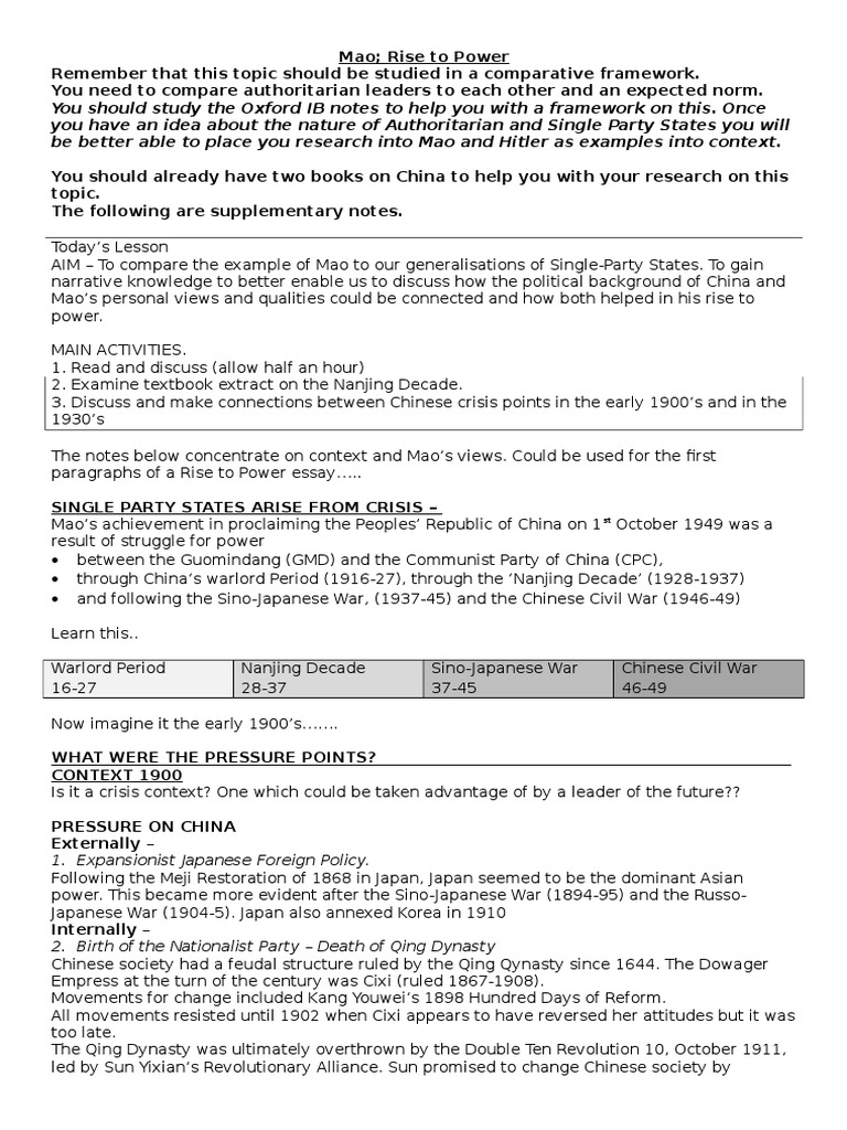 Mao zedong policies picture