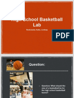 High School Basketball Lab: Noah, Isela, Katie, Lindsay