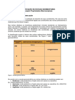 Identificação de Rochas Sedimentares