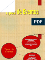 Eventos y Banquetes Tipos