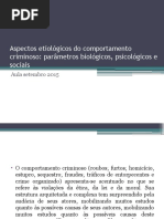 Aspectos Etiológicos Do Comportamento Criminoso