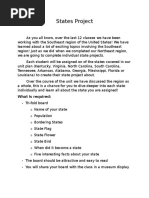 5th Grade State Float Project Guide | PDF | Cognitive Science | Cognition