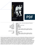 David Wiles Tragedy in Athens Performance Space and Theatrical Meaning 1997 PDF